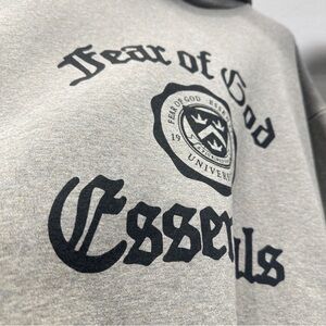 Grey Heather Essentials University Hoodie